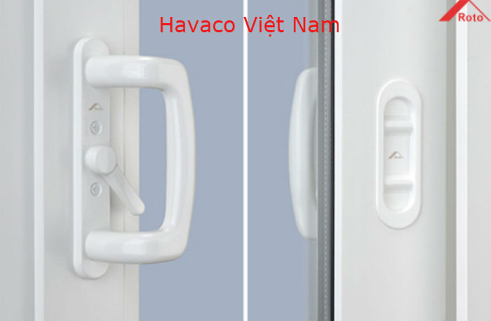 Tay nắm cửa nhựa lõi thép