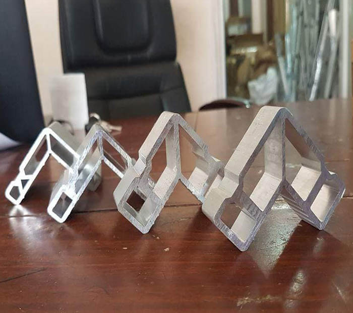 Mặt cắt thanh nhôm định hình dùng cho cửa nhôm kính