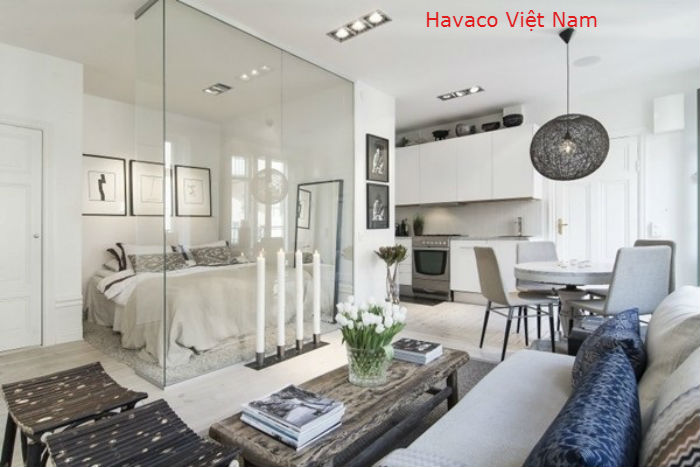 Chi tiết vật liệu và cấu tạo liên quan Vách ngăn phòng ngủ bằng nhôm kính cường lực: lưu ý