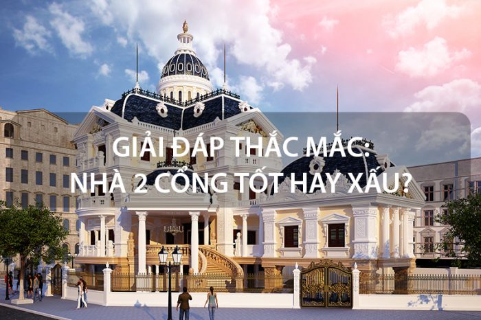Checklist nghiệm thu và hoàn thiện liên quan Nhà có nên có 2 cổng không