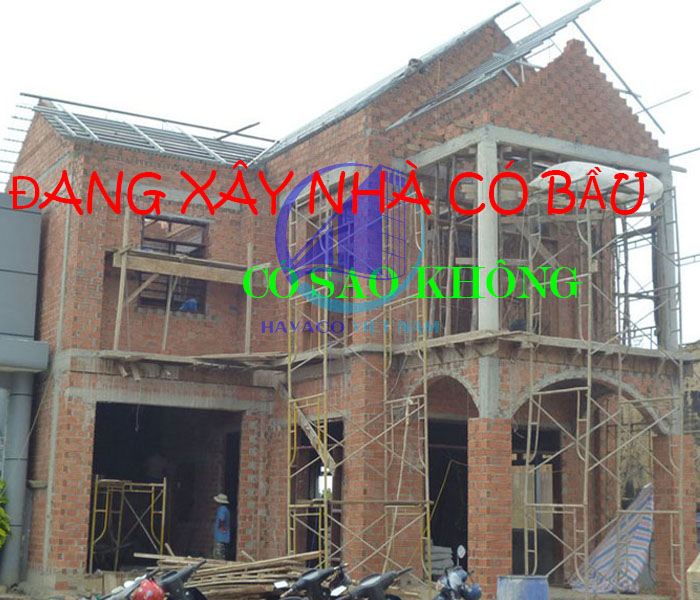 Không gian ứng dụng thực tế của Đang xây nhà thì có bầu có sao không