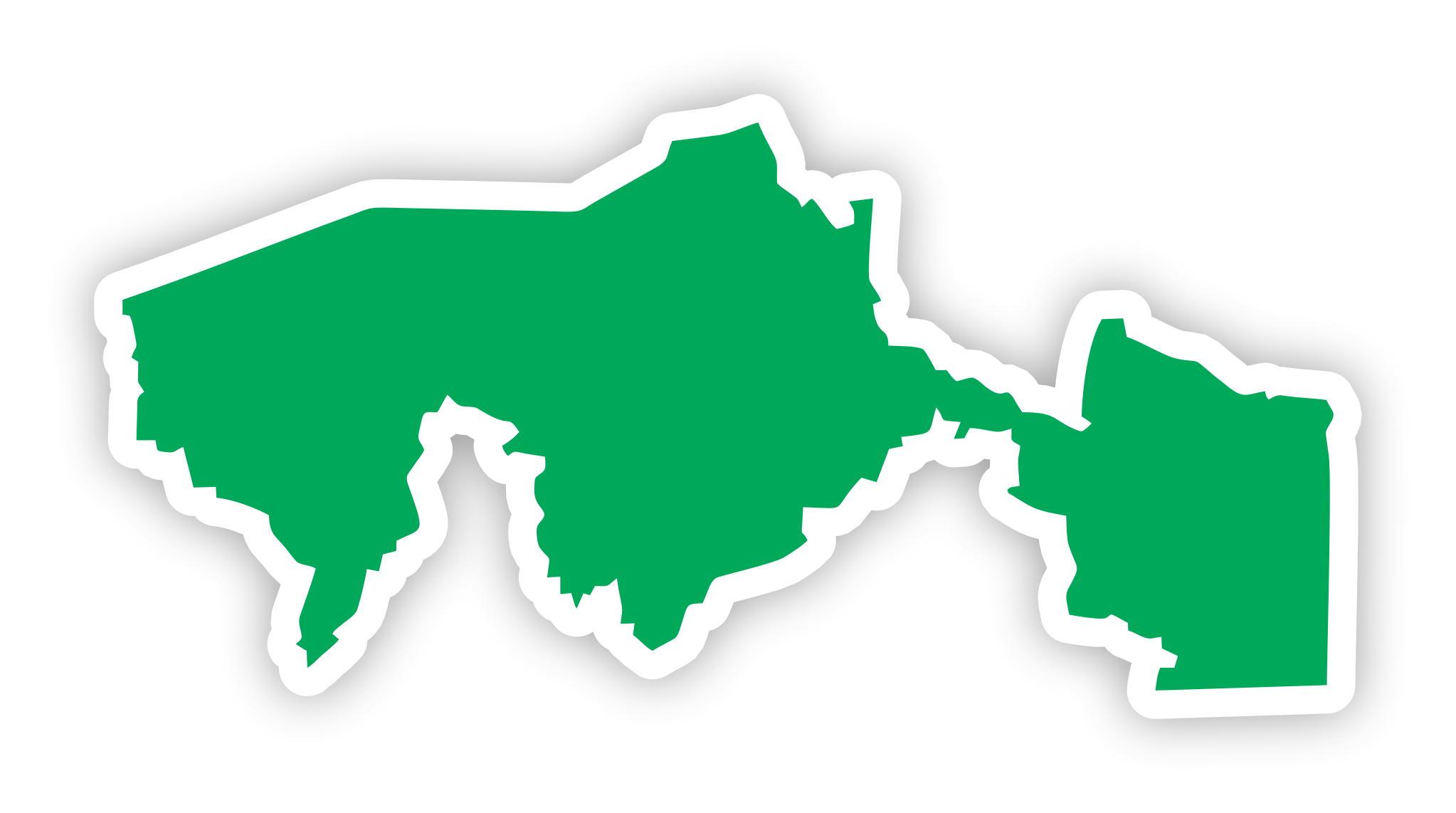 Mapa del estado de Tabasco