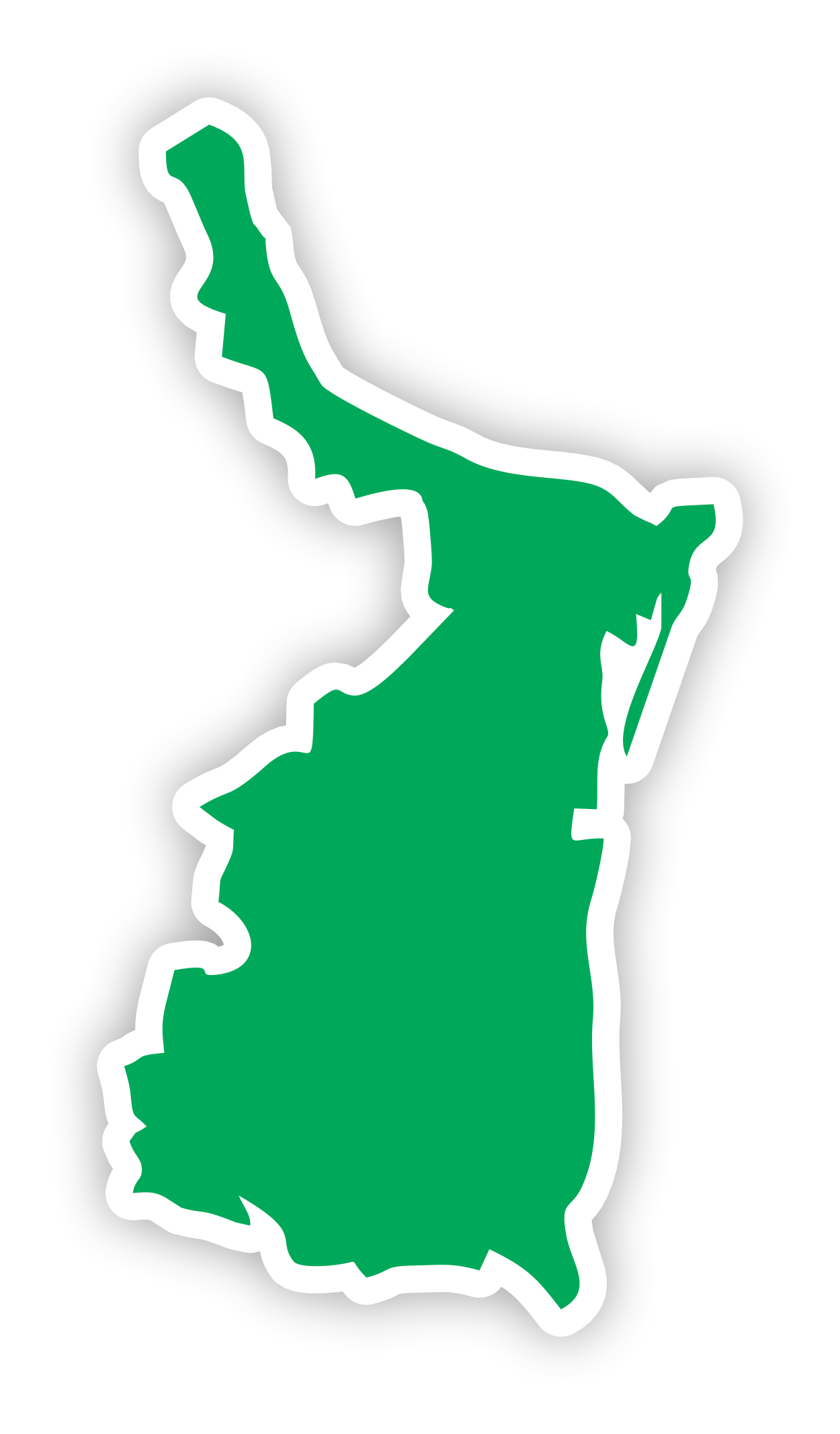 Mapa del estado de Tamaulipas