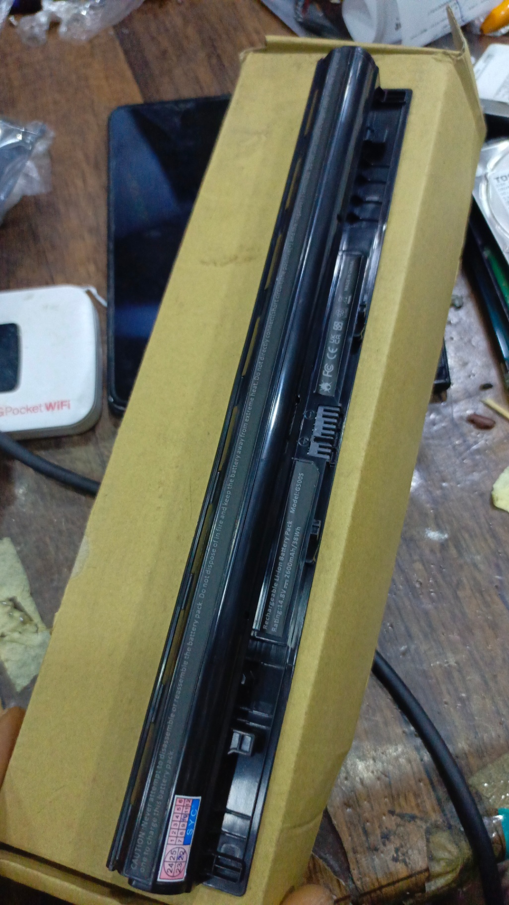 G500s Lenovo laptop battery, 2600mAh, 58WH, Original Brand new high capacity battery.