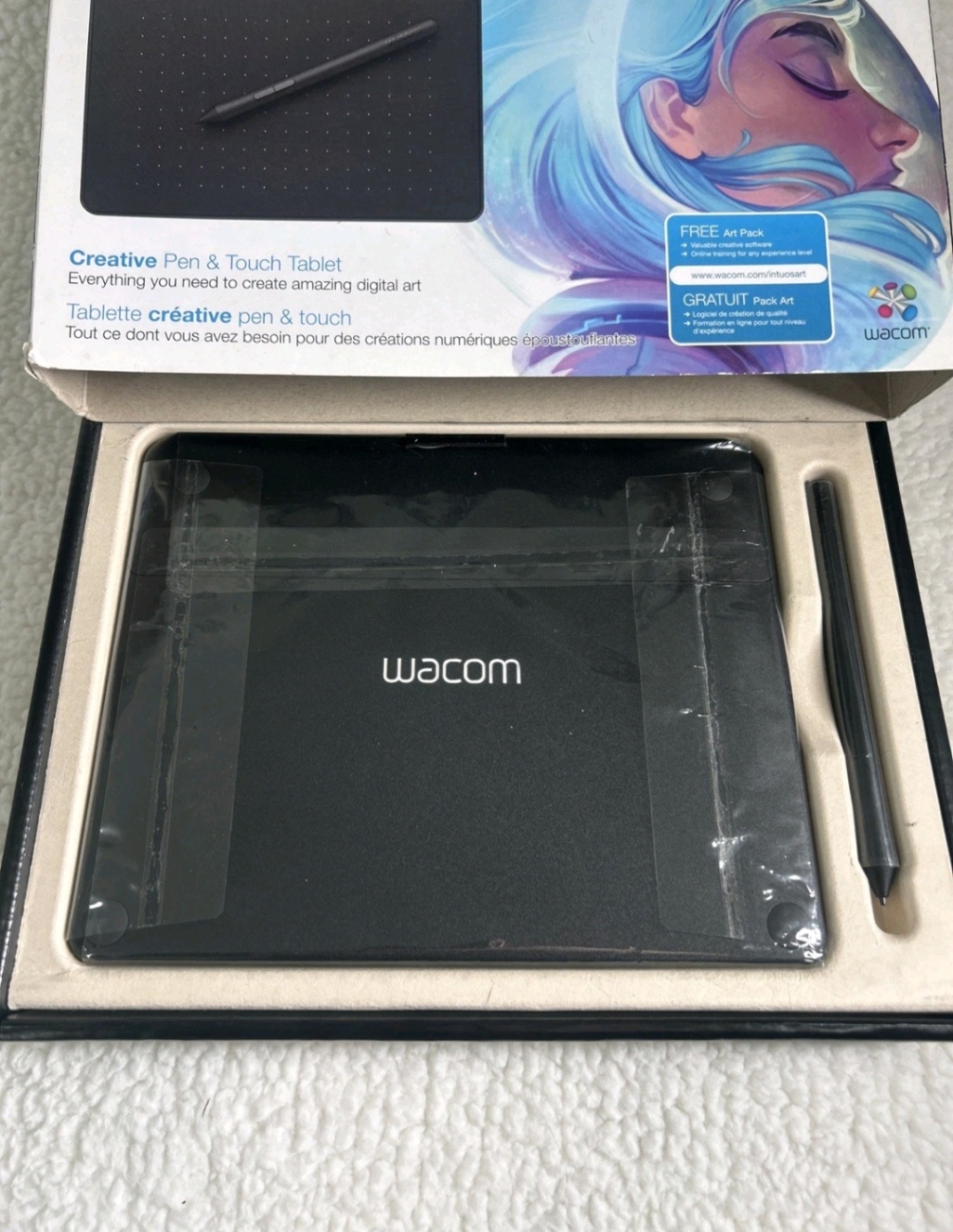 Intuos Art Creative Pen And Touch Tablet W/ Art Pack CTH-490. Graphics Design, signSealed Open Box - Image 4