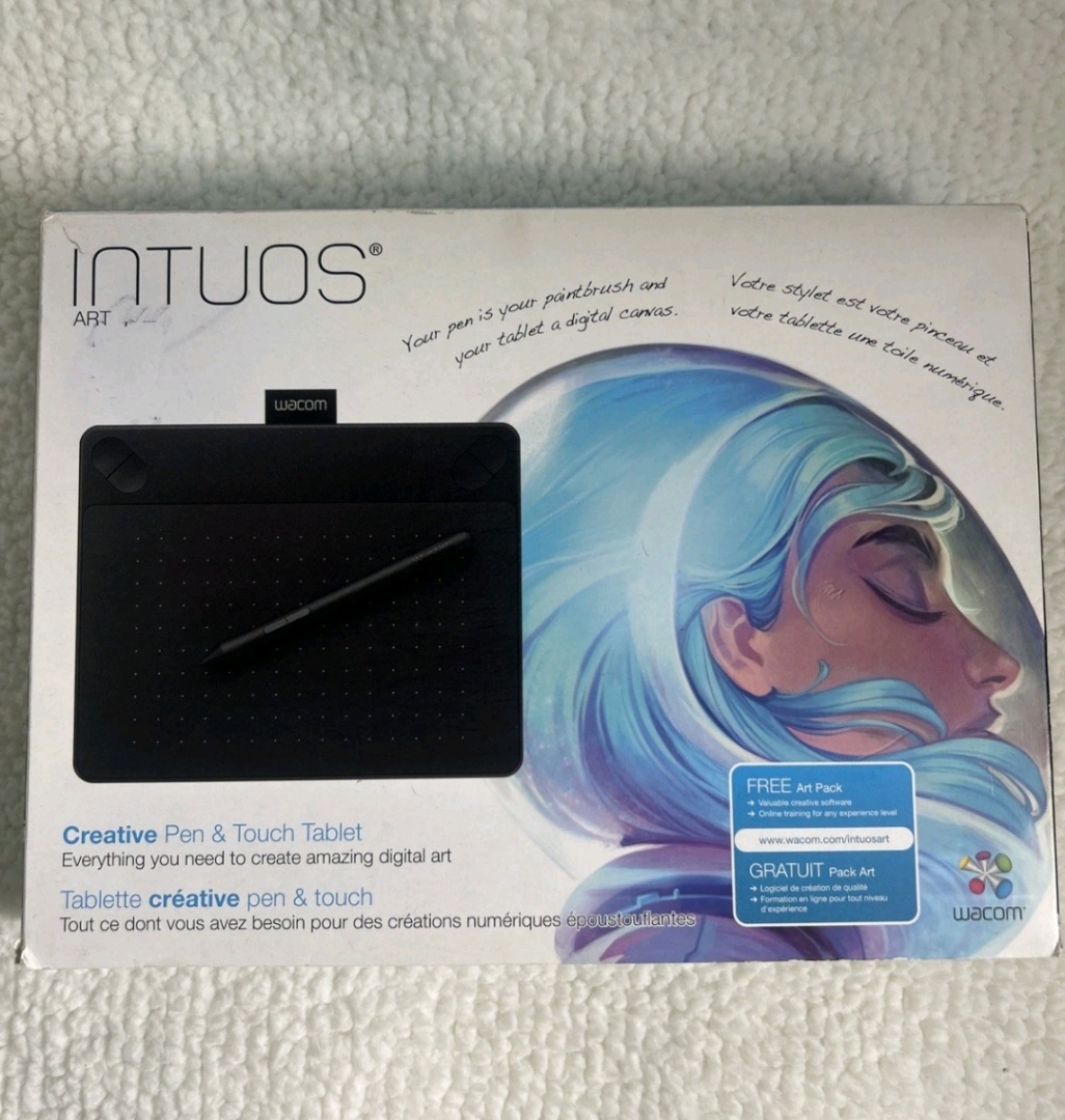 Intuos Art Creative Pen And Touch Tablet W/ Art Pack CTH-490. Graphics Design, signSealed Open Box - Image 3