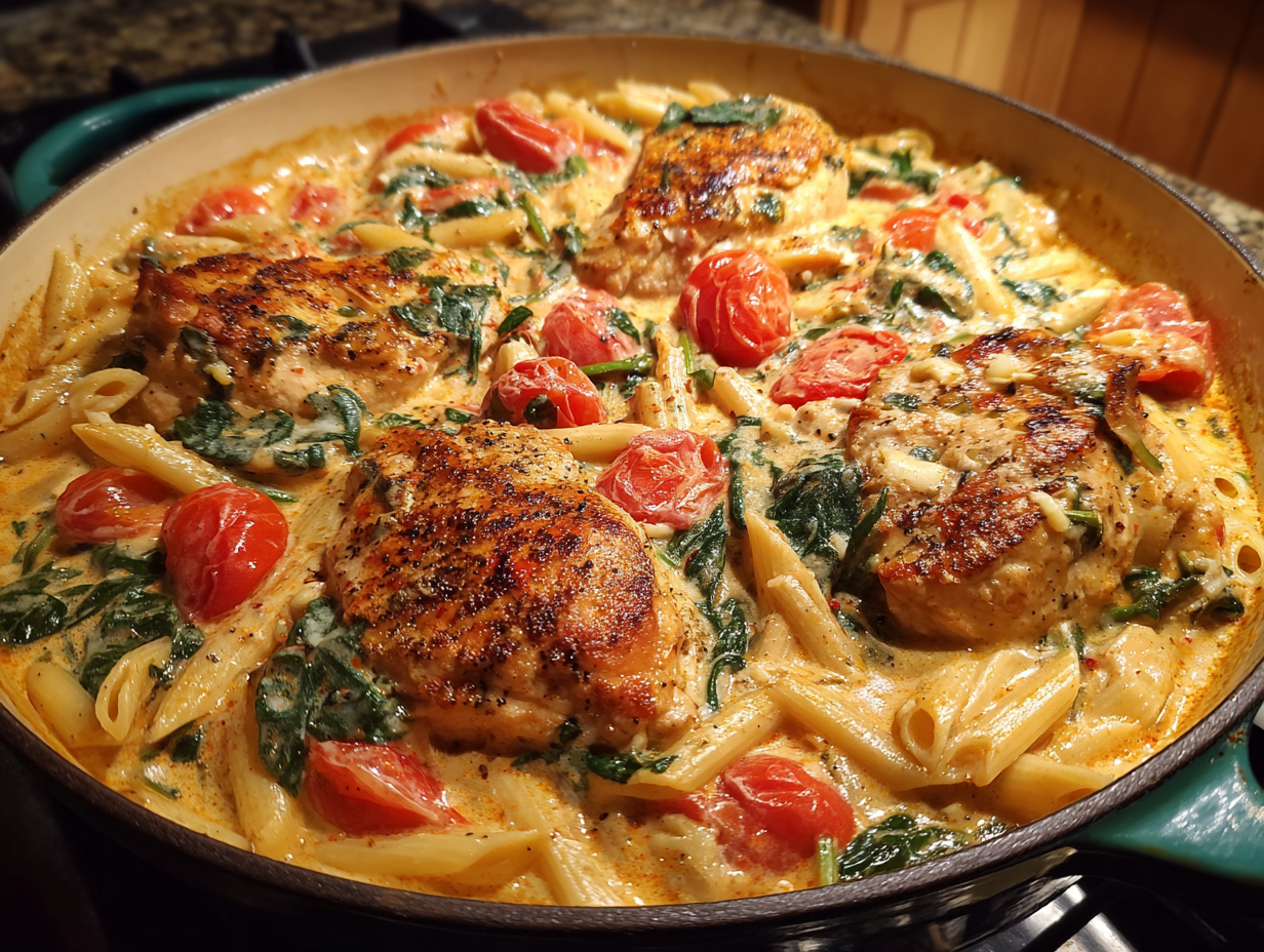 One-Pot Creamy Tuscan Chicken