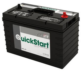 QS-31T12 | QuickStart Interstate Flooded Battery Group 31 | D&W Diesel