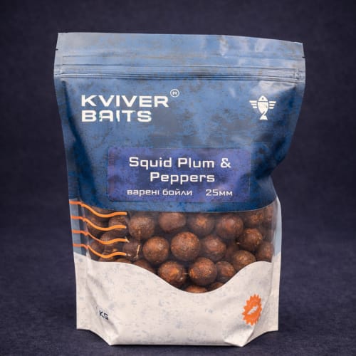 Squid Plum Peppers Бойли варені 20мм - 1кг