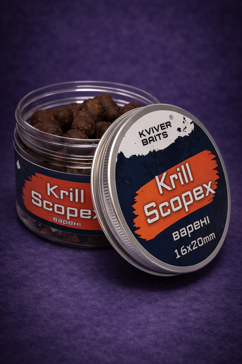 Krill Scopex -  Насадочні бойли варені 16х20мм мініатюра 1