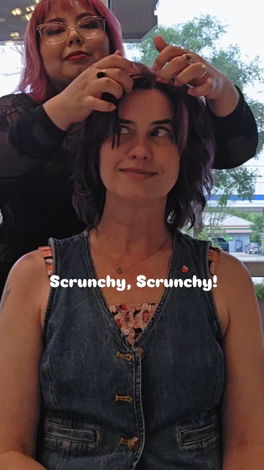 Maria styling a client — Maximum FX