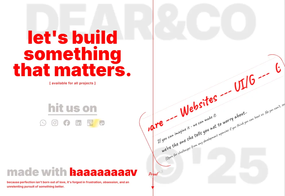 Welcome to Dear&Co: Where Bold Design Meets Relentless Growth