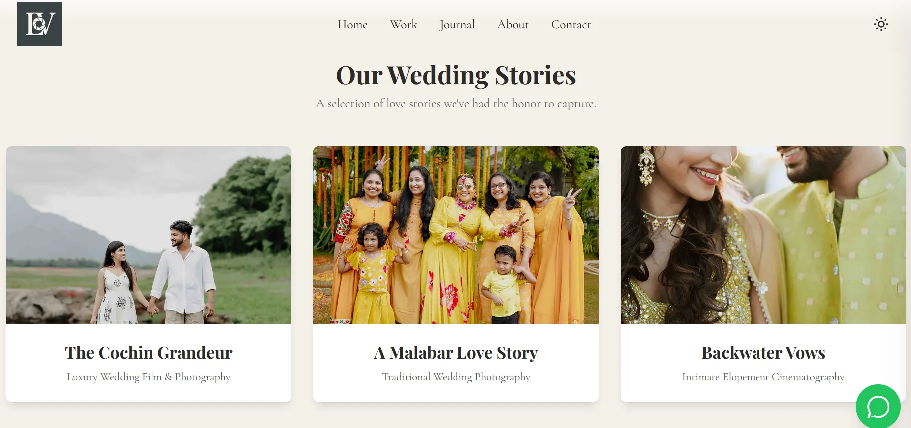 Photography Firm Showcase Website