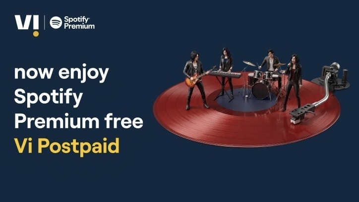 Three Months Free Spotify on Vi Postpaid!