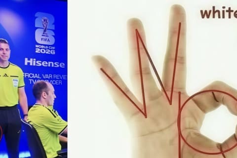 FIFA's Investigating a Referee's Hand Sign. What Happened ?