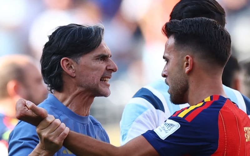 What Made Argentina's Coach Lose It After The Final Whistle?