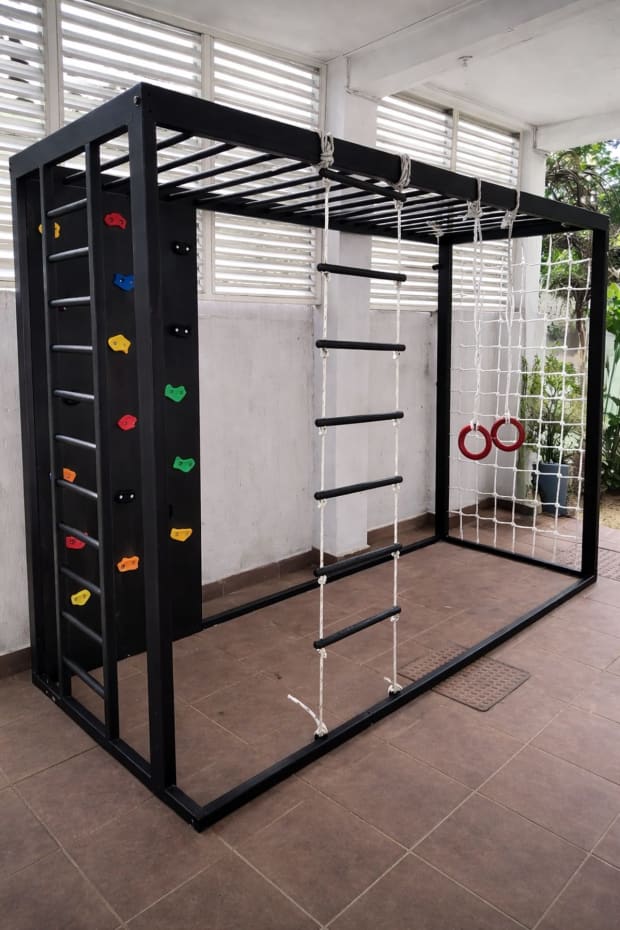 Circuito 4 (Hierro) de juegos infantiles para exterior