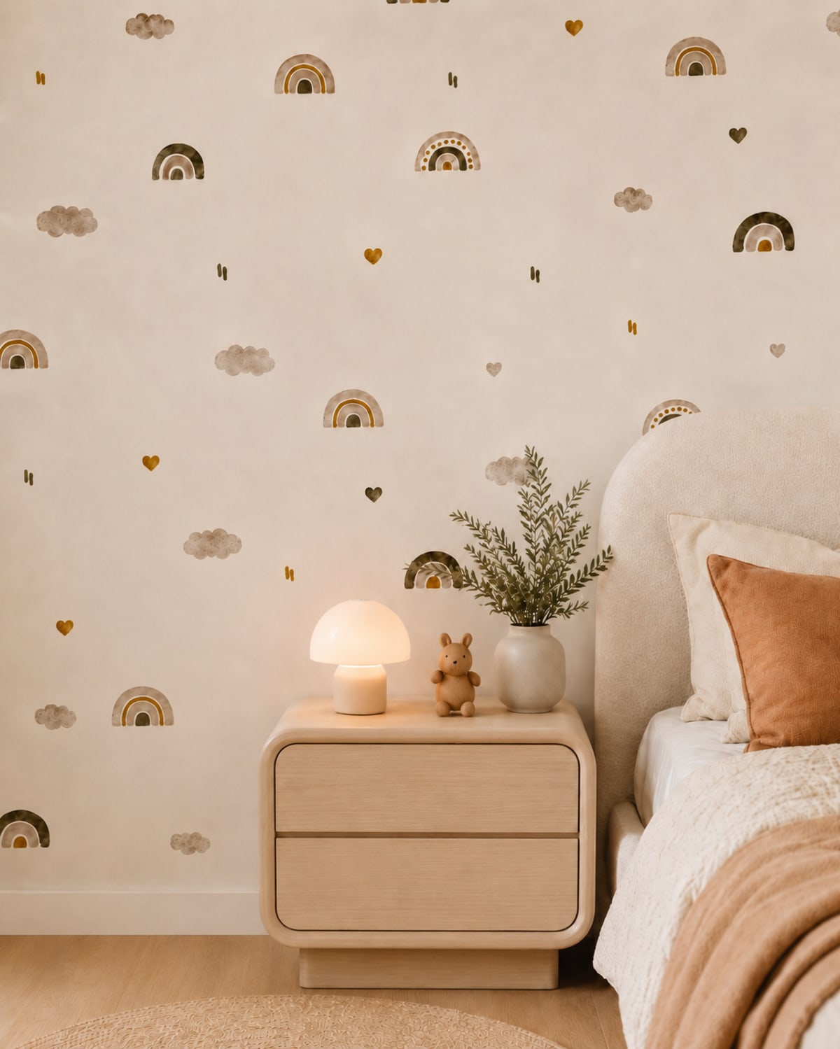 Empapelado infantil premium diseño Dibus 2 - vista 2 para dormitorio o playroom - Carpintar