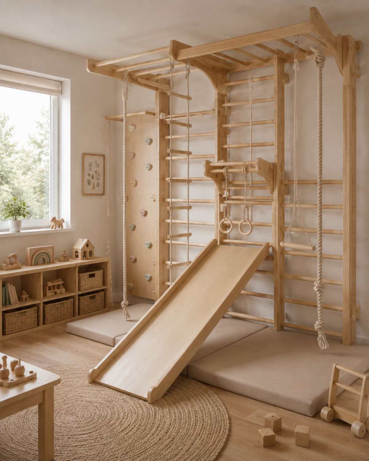 Gym XL Plus - estructura de ejercicio infantil completa para el hogar