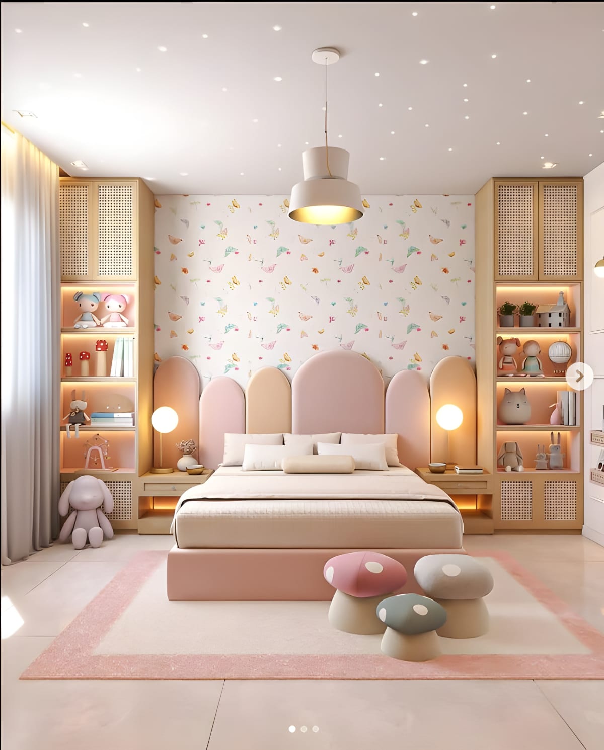 Cuarto Aitana: diseño de dormitorio infantil a medida, vista 2