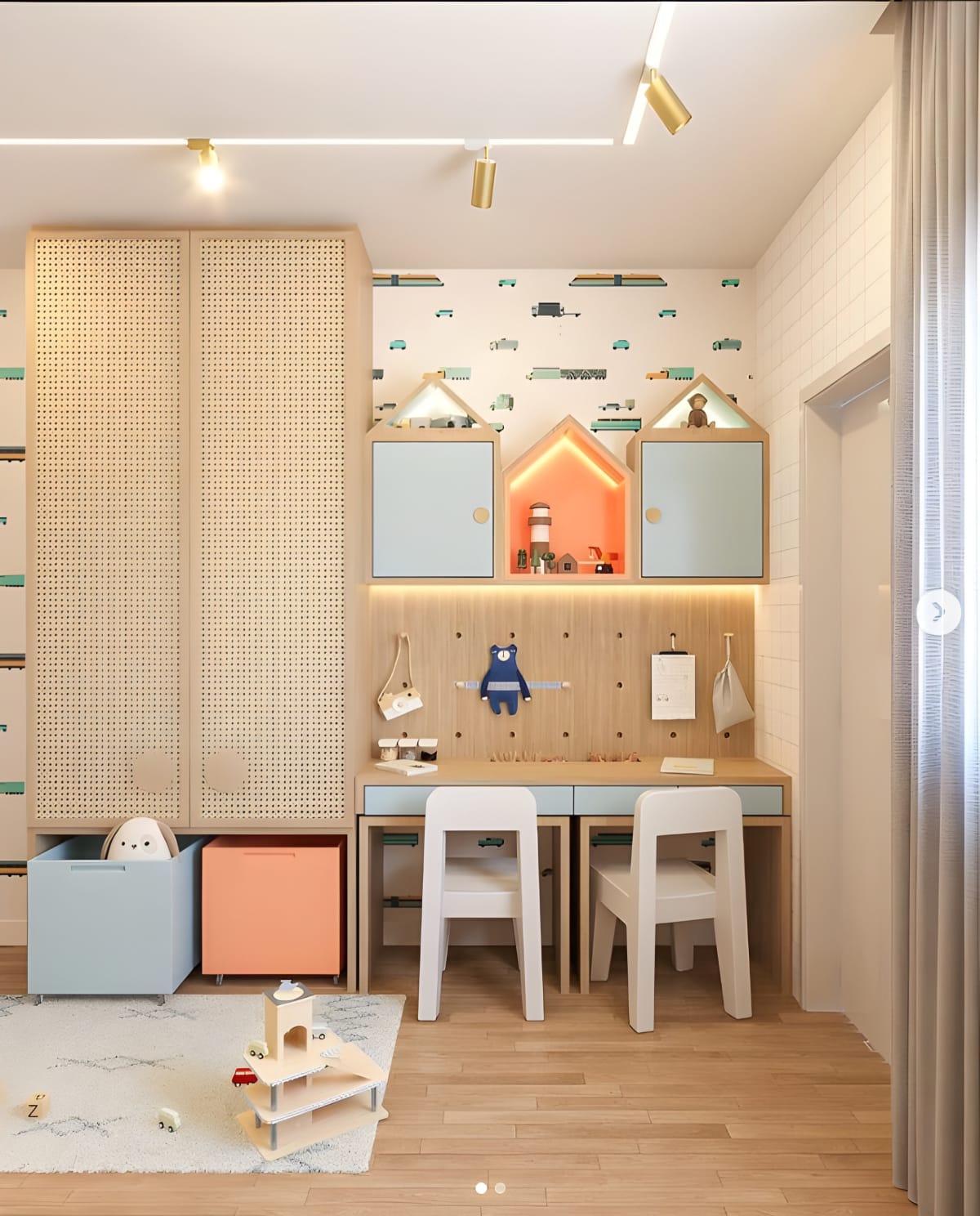Cuarto de renzo: diseño de dormitorio infantil a medida, vista 2
