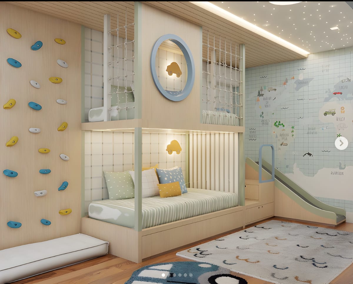 Cuarto Milo: diseño de dormitorio infantil a medida, vista 2