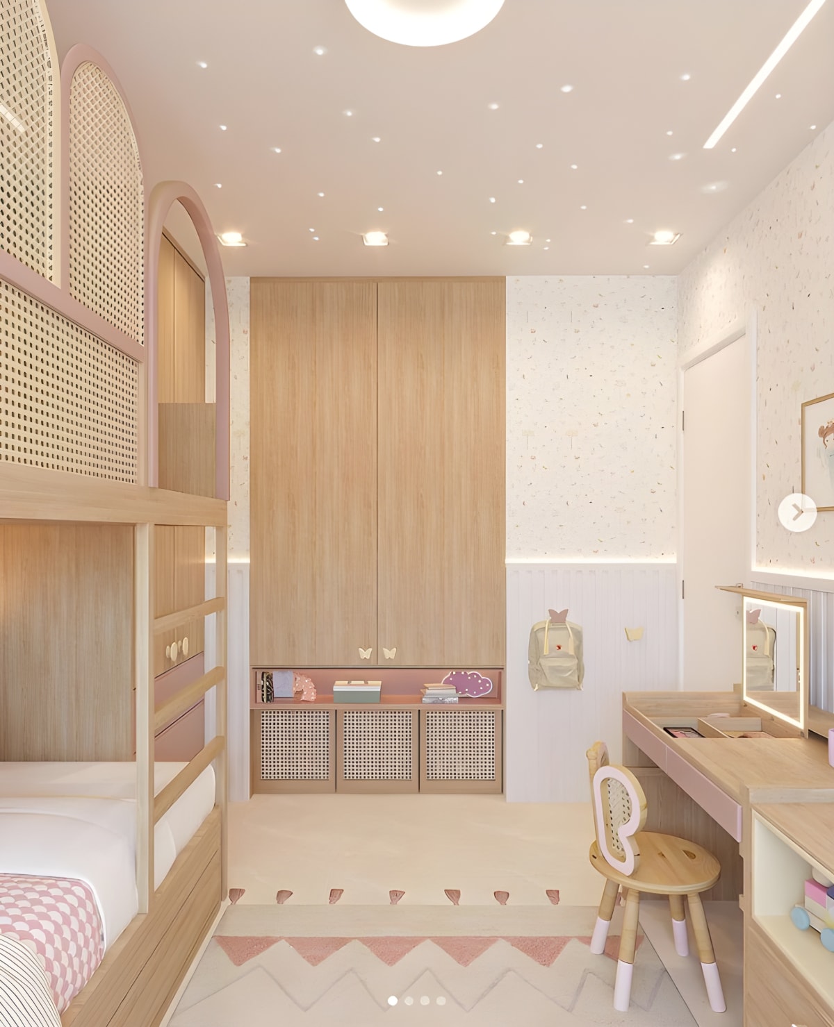 Cuarto Mora: diseño de dormitorio infantil a medida, vista 2