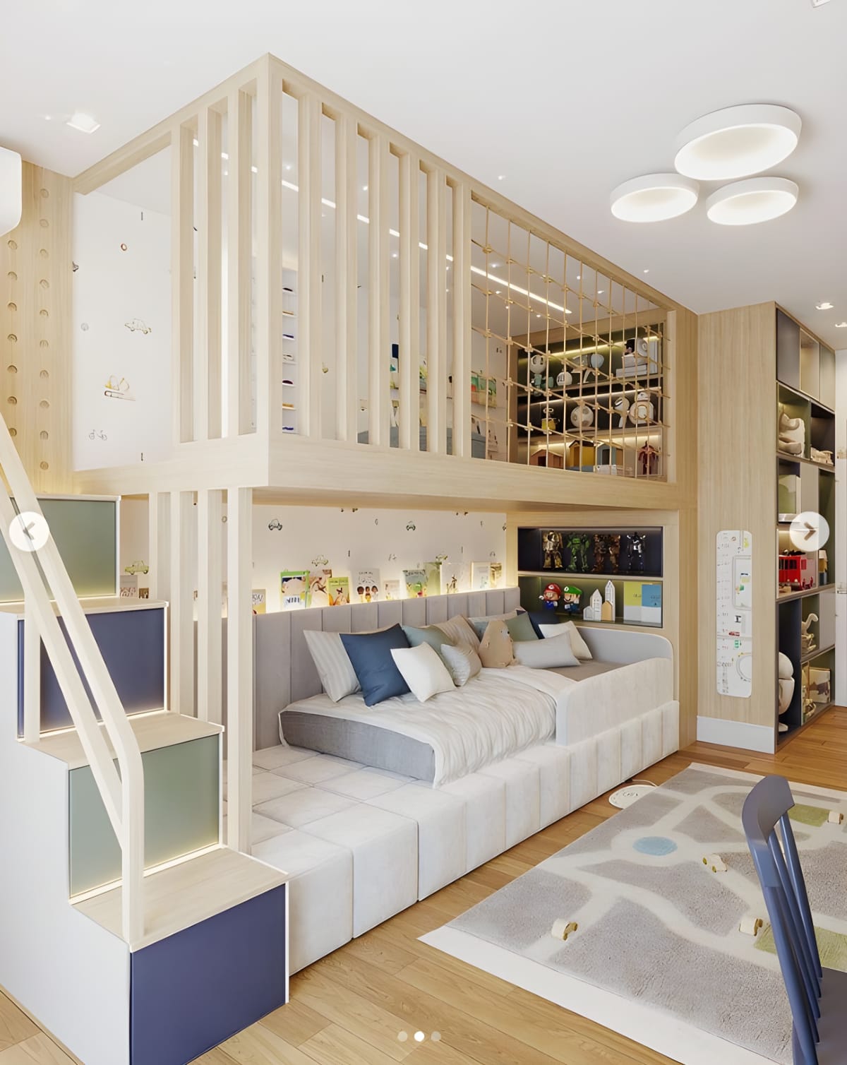 Cuarto Salvador: diseño de dormitorio infantil a medida, vista 1