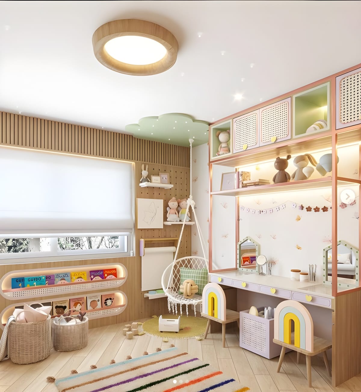 Cuarto Zara: diseño de dormitorio infantil a medida, vista 2