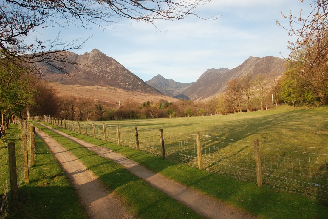The drive to Woodside Cottage