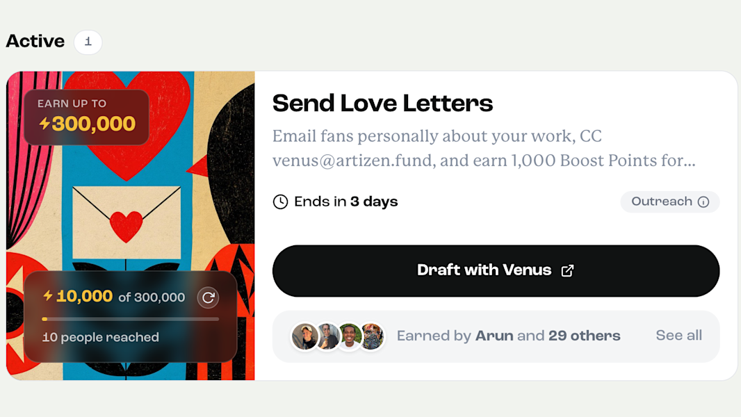 How I worked with Venus, Artizen's AI Co-Founder, to build a new DreamStarter feature