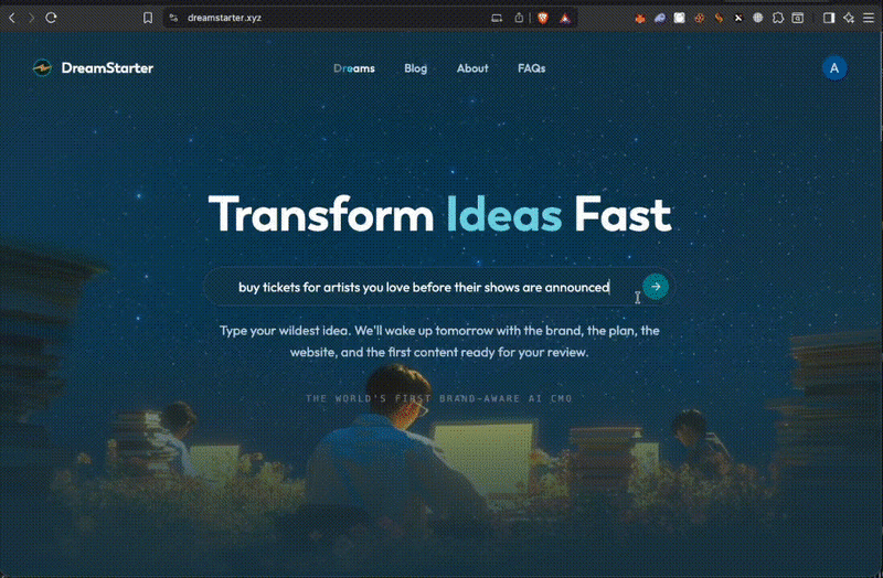 brainstorming demo GIF