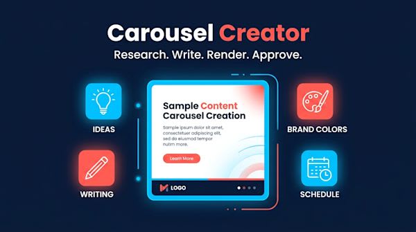 How to Use Carousel Creator: One Brand, One Series, Carousels Written and Rendered While You Sleep