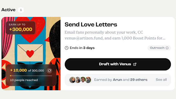 How I worked with Venus, Artizen's AI Co-Founder, to build a new DreamStarter feature