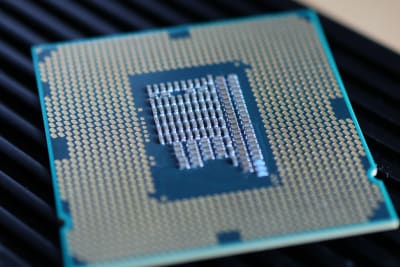 bottom view of the center SMDs