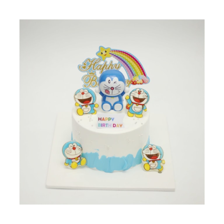 Bánh kem mèo máy Doraemon đáng yêu cho bé