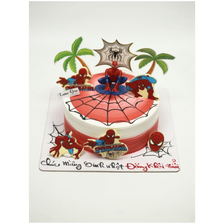 Bánh kem chủ đề người nhện Spider-Man