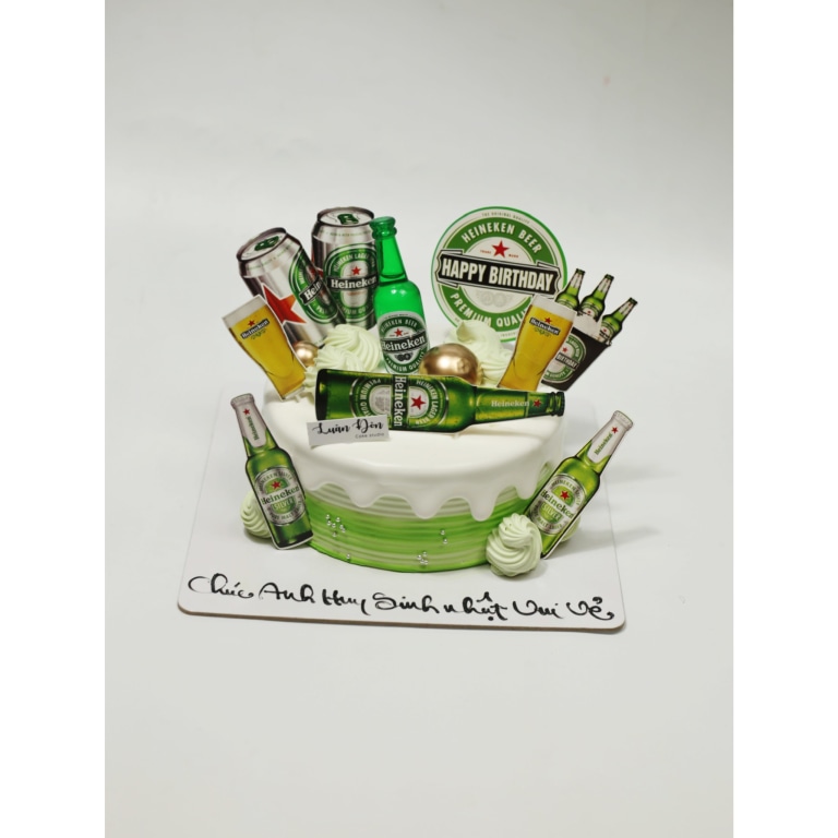Bánh kem Heineken bia mát lạnh