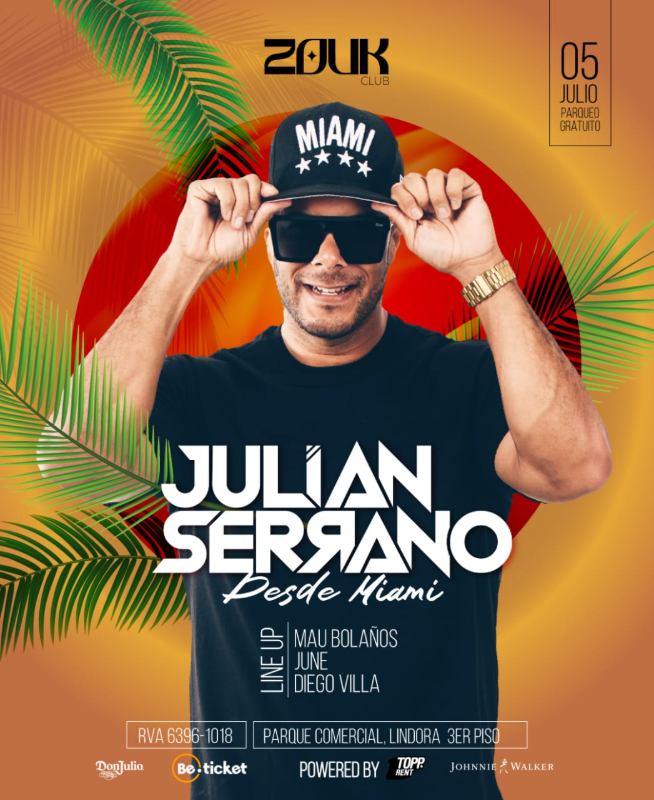 DJ JULIAN SERRANO desde Miami