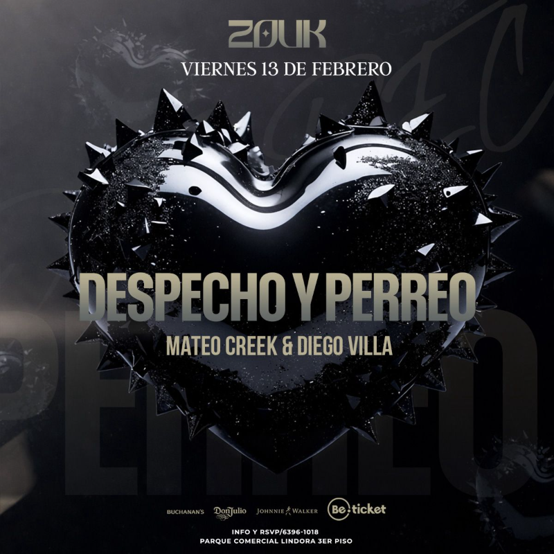 PERREO & DESPECHO en Zouk 🎉💔