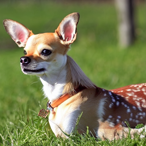 bellender Chihuahua mit rehbraunem Chihuahua hinter ihm