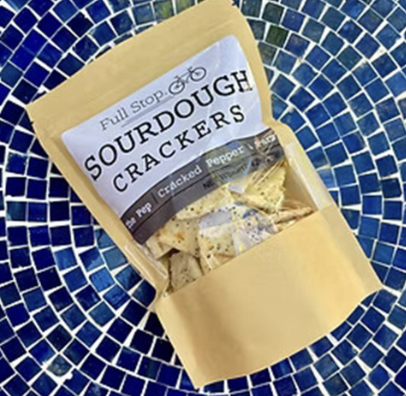 Sourdough Crackers - Pepper Parmesan
