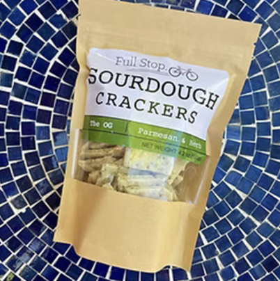 Sourdough Crackers - Parmesan Herb
