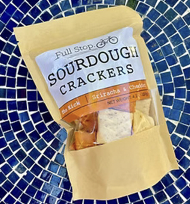 Sourdough Crackers - Sriracha Cheddar