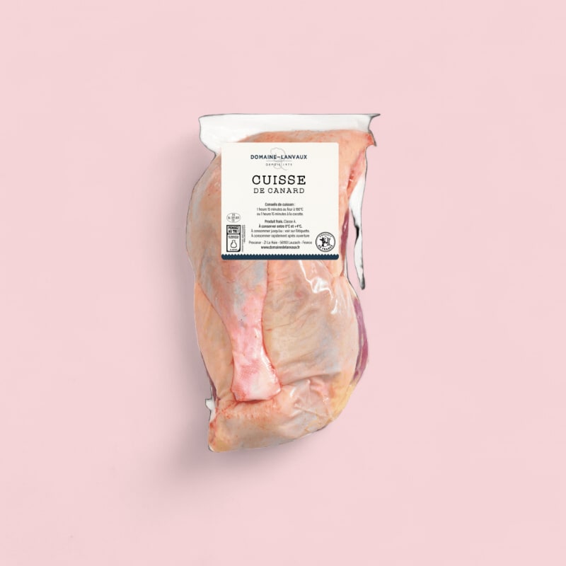 Cuisse de canard crue (à confire) ~400g X2 S/V