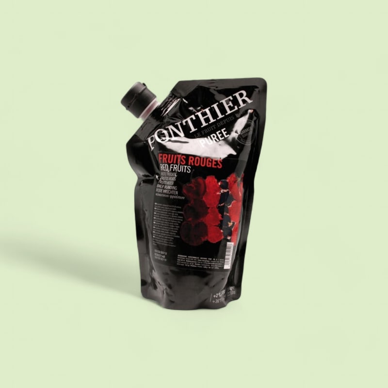 Purée de fruits rouges frais doypack 1kg