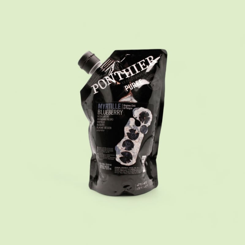 Purée de myrtille frais doypack 1kg