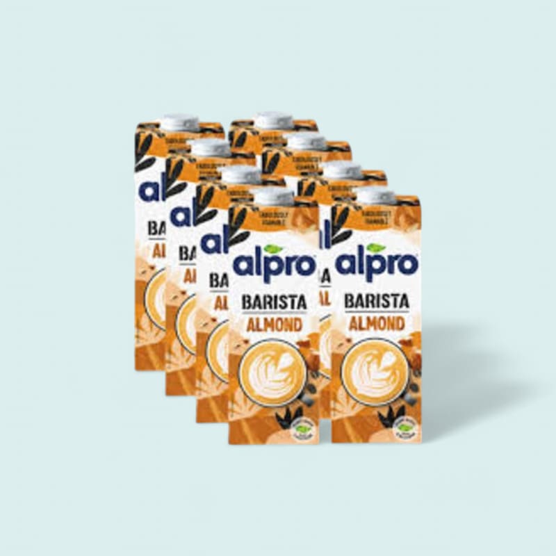 Lait végétal amande Alpro Barista 1Lx8