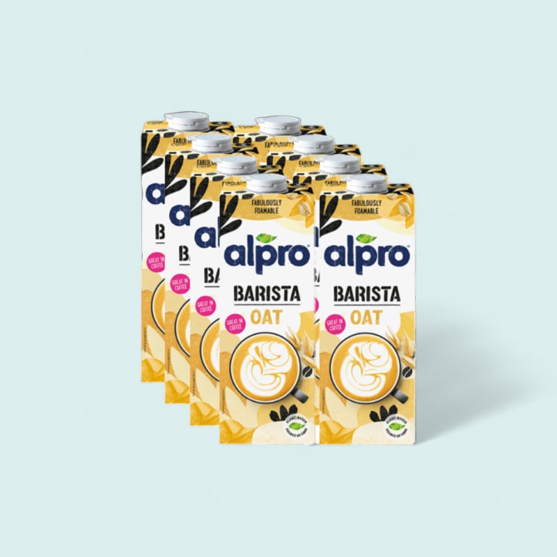 Lait végétal avoine Alpro Barista 1Lx8