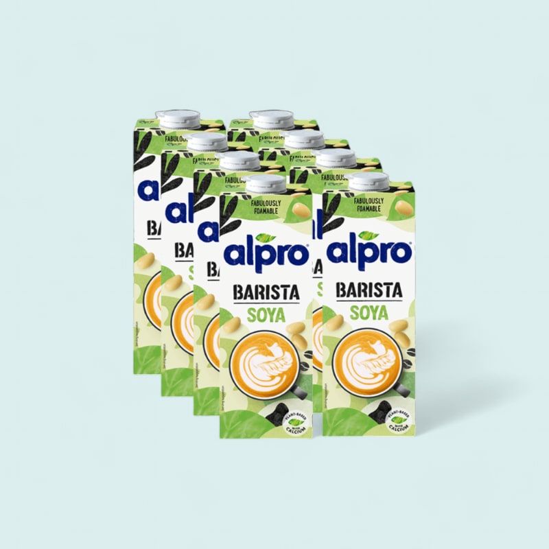 Lait végétal soja Alpro Barista 1Lx8